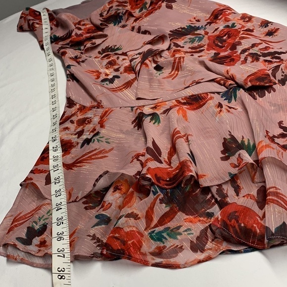 Revolve Lovers and Friends Stacy Midi Dress Size XS Colour Pink Holiday Floral - Picture 8 of 12